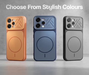 Dual Tone Silicone Grip Back Cover with Camera Protection