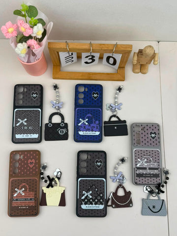 NEW CAMERA BRAND  LOGO PRINT HARD WITH  BAG CHARMS CASE
