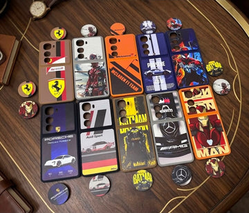 CAR BRAND POP SOCKET CASE