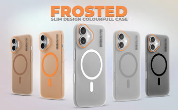 Colourful Frosted Matte Finish Case Support Magnetic Accessories OR Wireless Charging