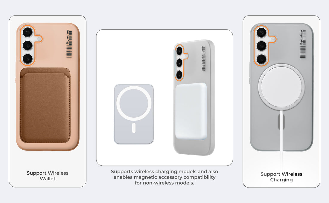 Colourful Frosted Matte Finish Case Support Magnetic Accessories OR Wireless Charging