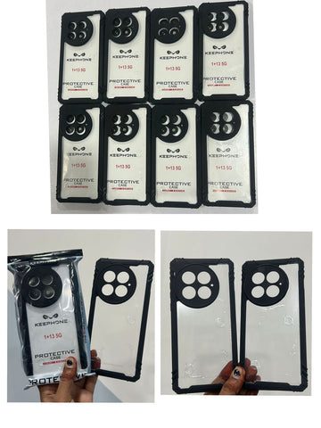 Soft Silicone Border Transparent Back Cover