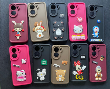 OG LADIES BIG STICKER SILICONE CASE (AVAILABLE IN 202 QUANTITY)