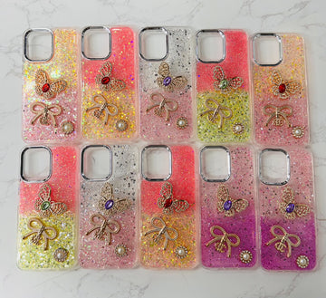 BUTTERFLY BOW DUAL SHADE CASE (AVAILABLE IN 100 QUANTITY)